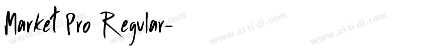 Market Pro Regular字体转换